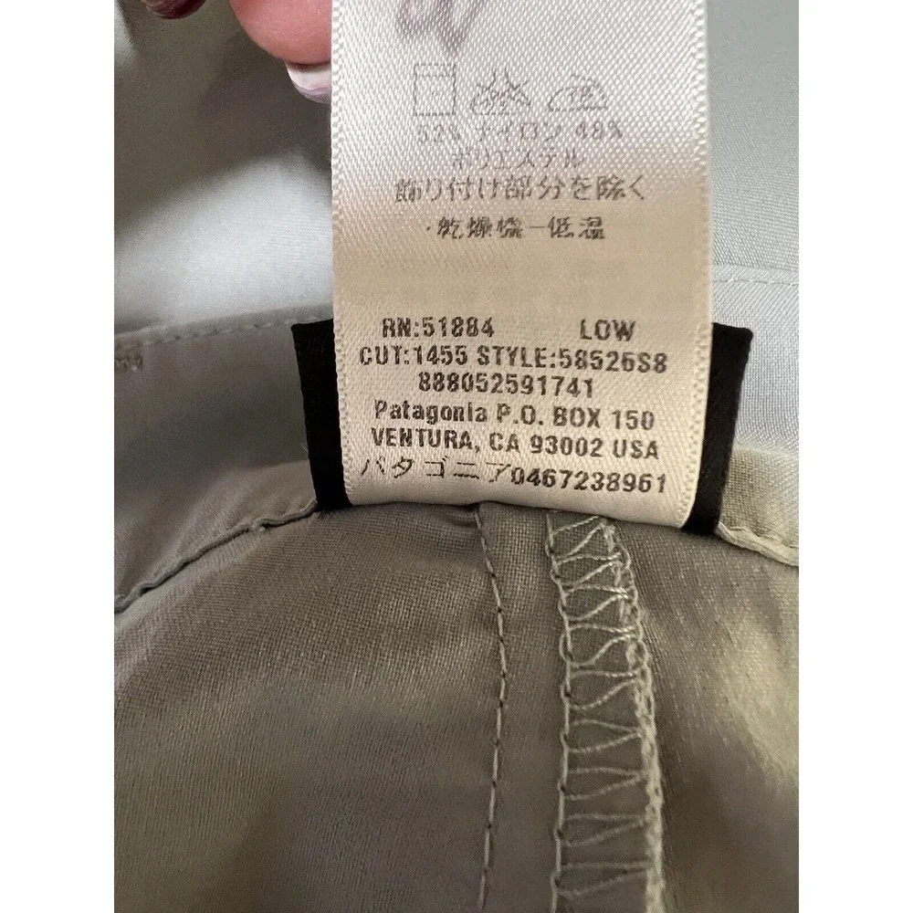 Patagonia Inter-Continental Hideaway Skirt Blue Gray‎ Women’s Size 8